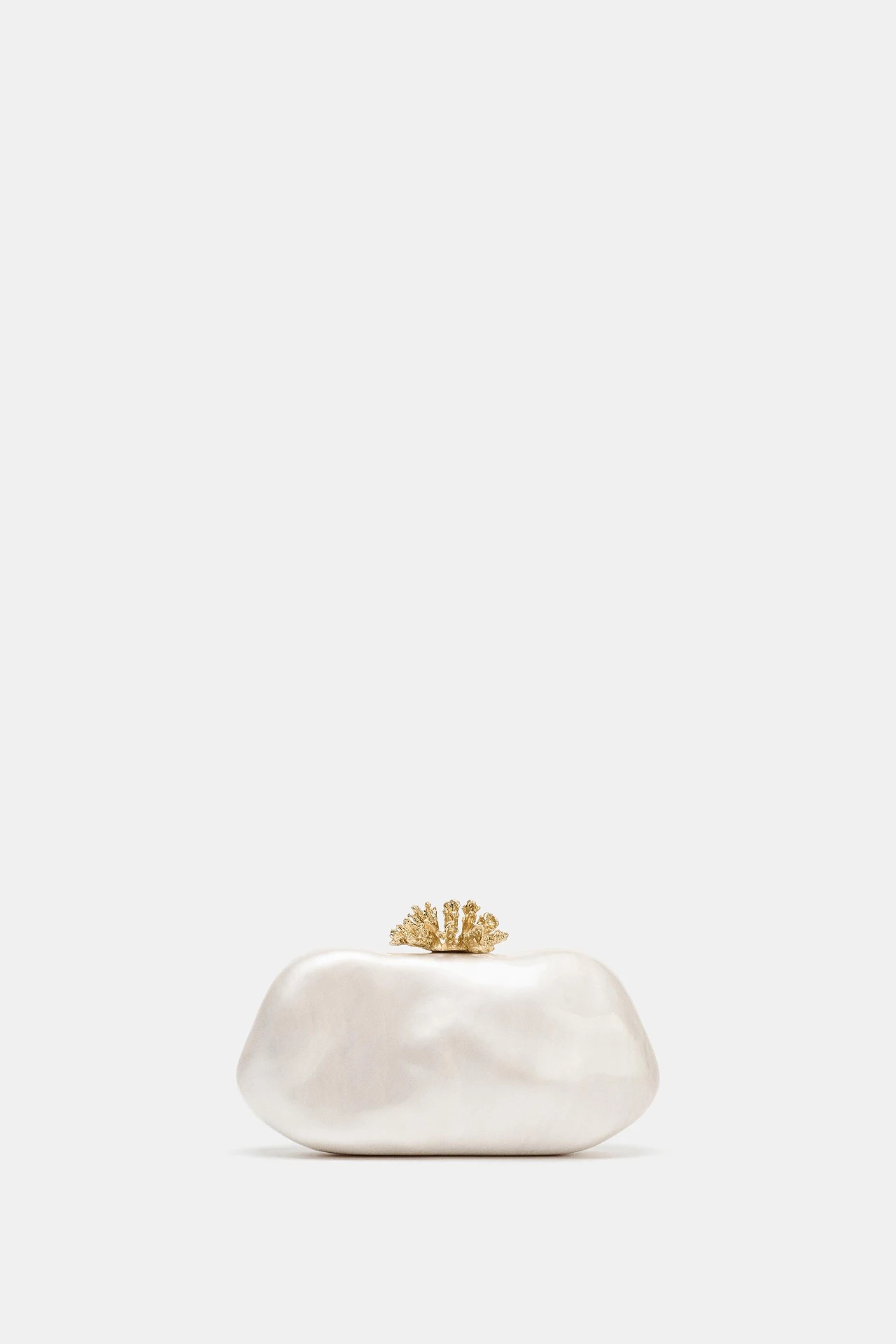 Clutch With Metal Detail