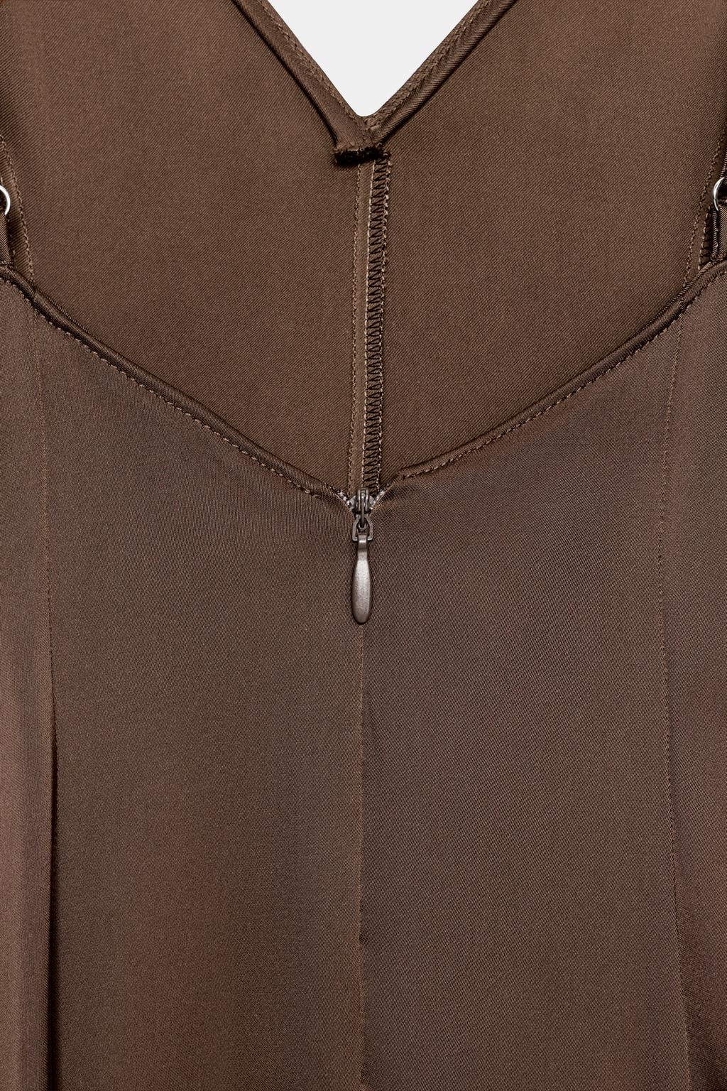 CONTRAST CAMISOLE DRESS view 3