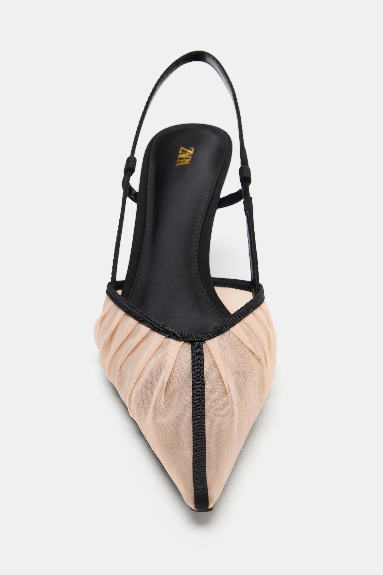 MESH HEELED SHOES view 3