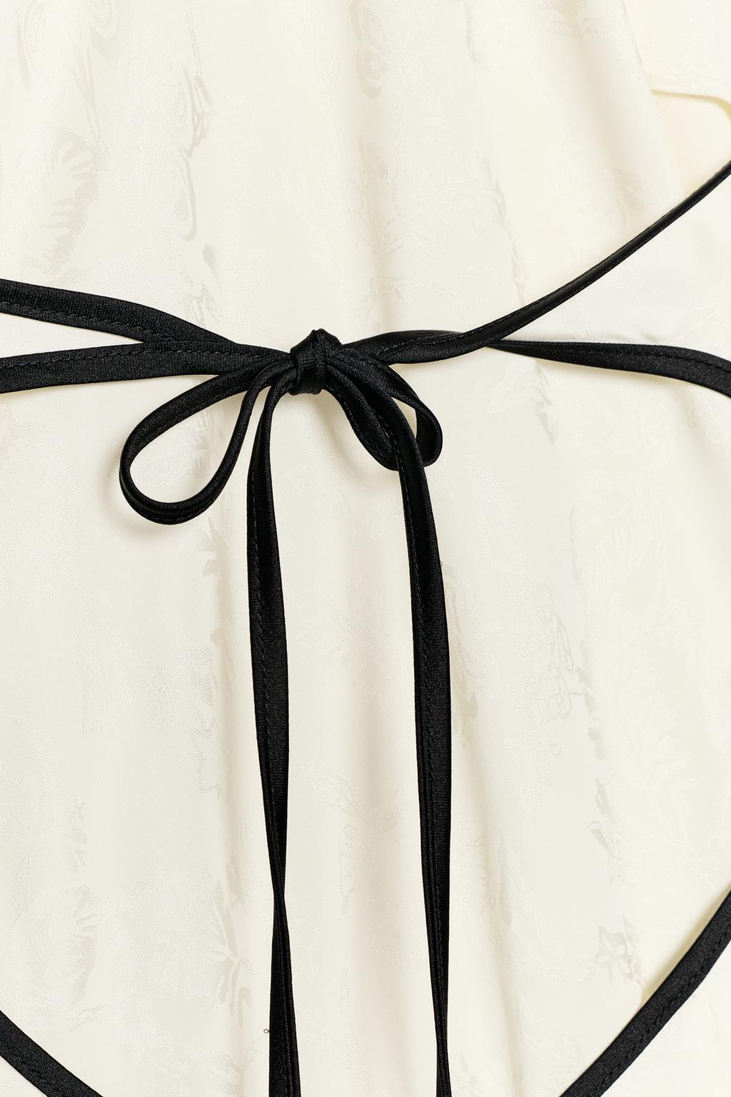 JACQUARD MIDI DRESS WITH FROG FASTENING view 3