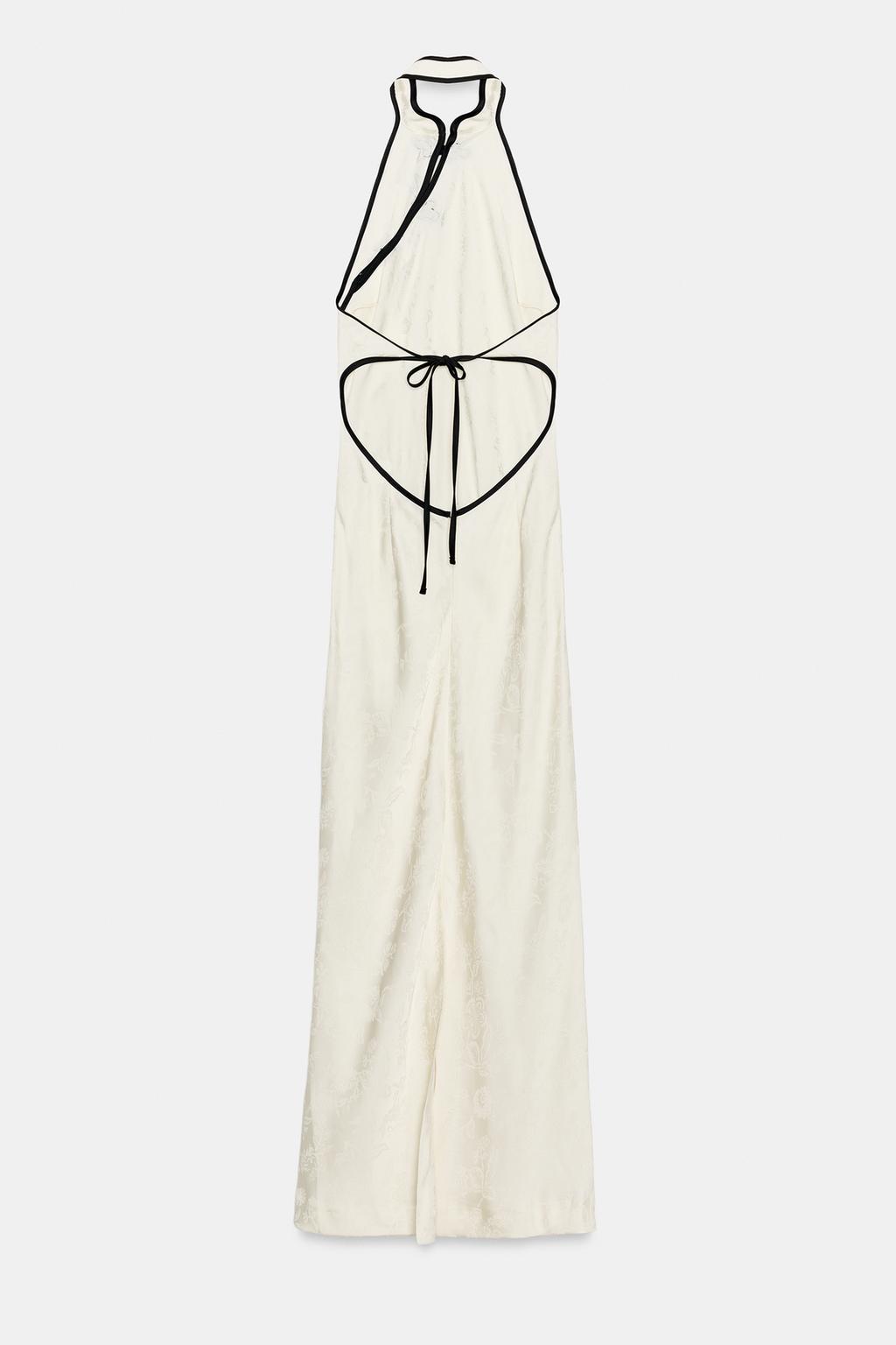 JACQUARD MIDI DRESS WITH FROG FASTENING view 2