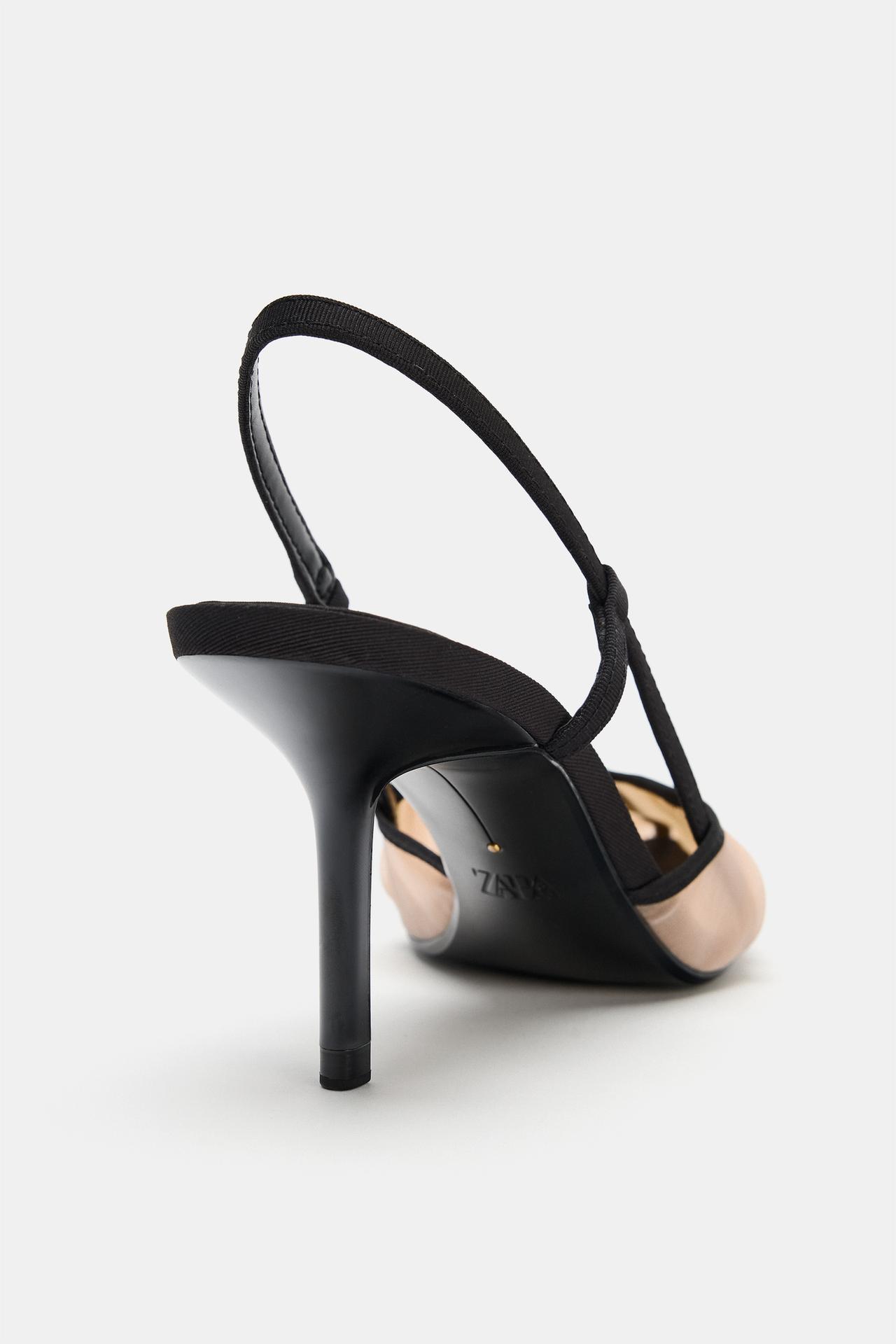 MESH HEELED SHOES view 4