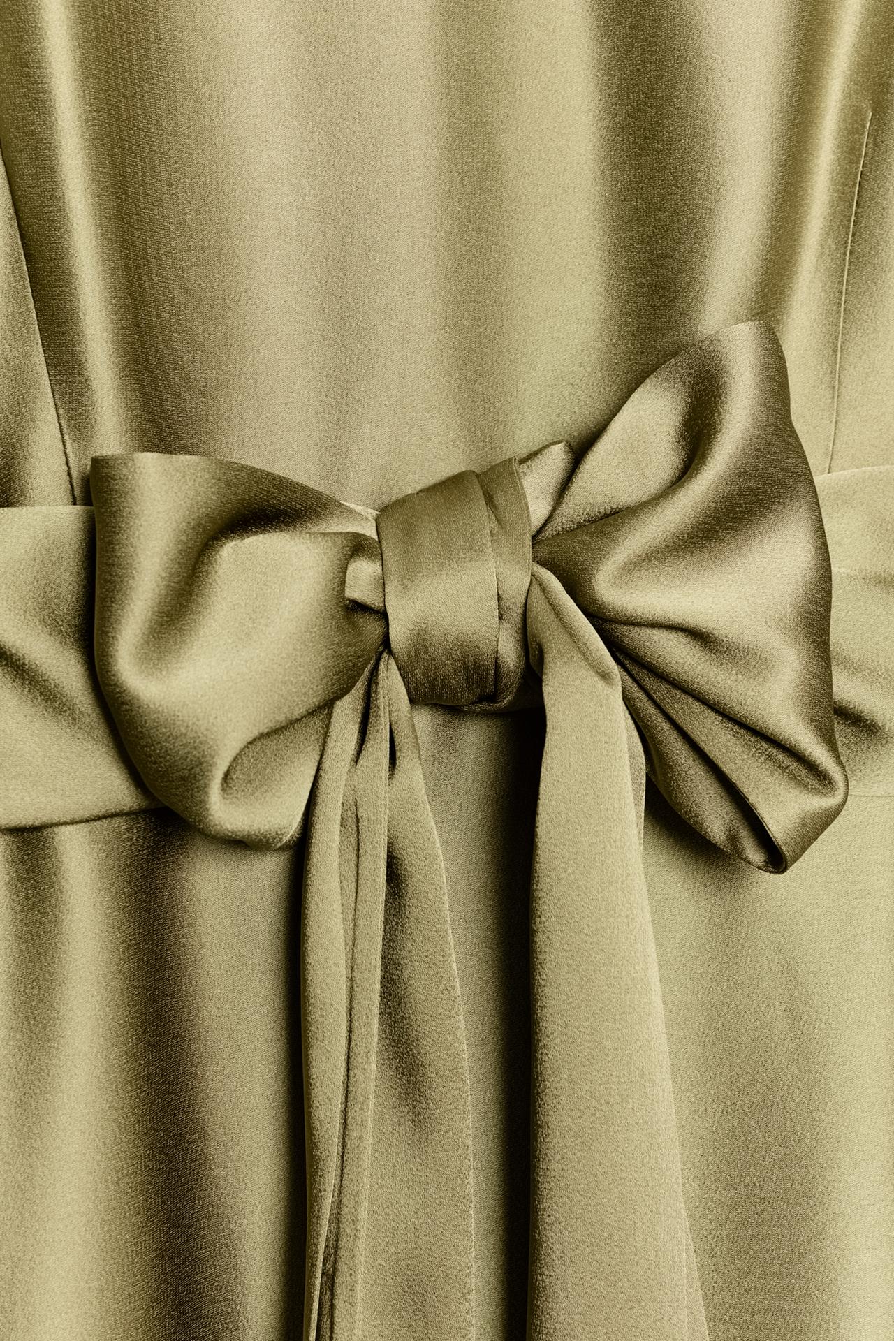 ZW COLLECTION SATIN MIDI DRESS view 3